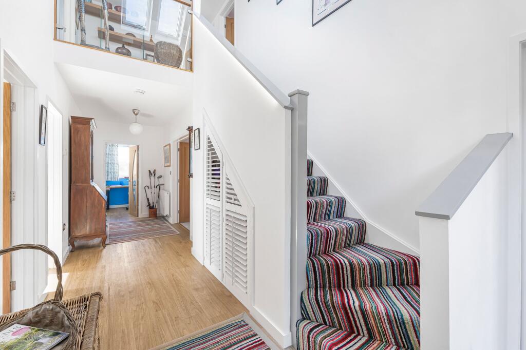 Enytance hallway and stairs to first floor