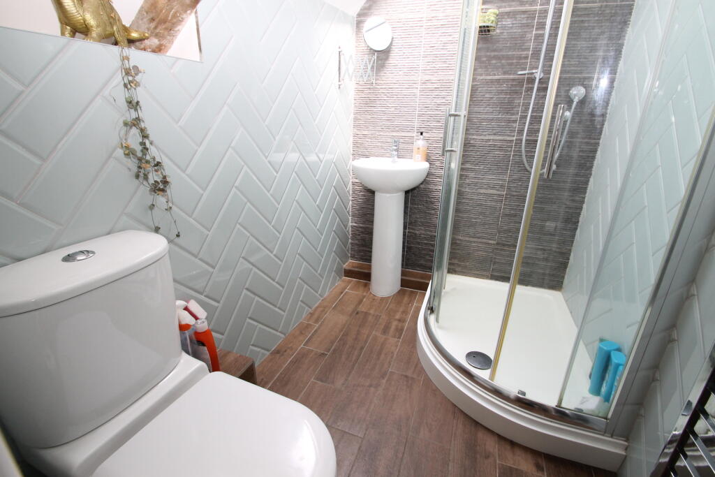 Upstairs shower room