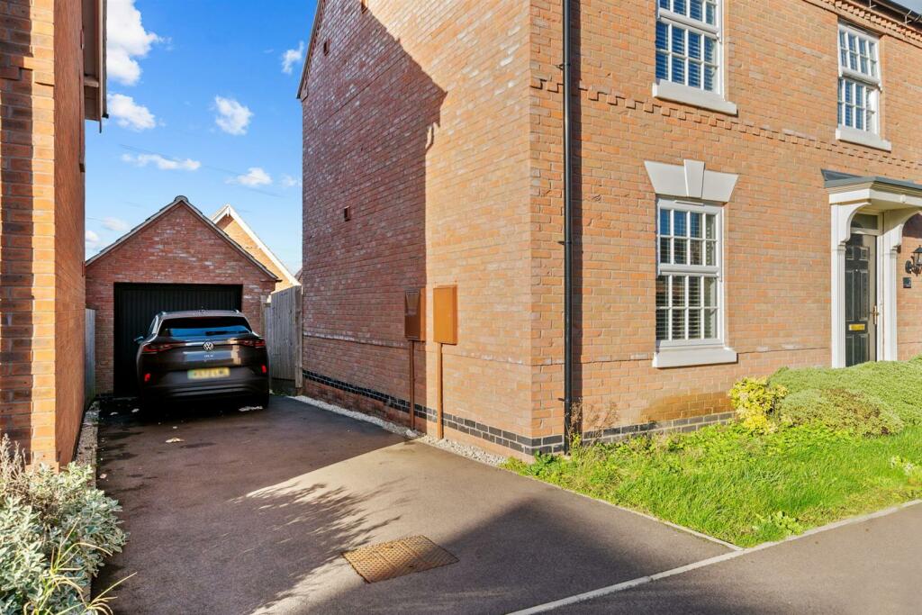 Driveway and garage