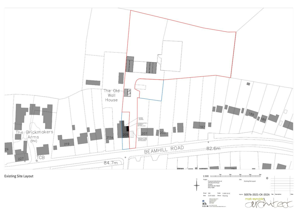 50576-2021-CK-202A Existing Site Layout