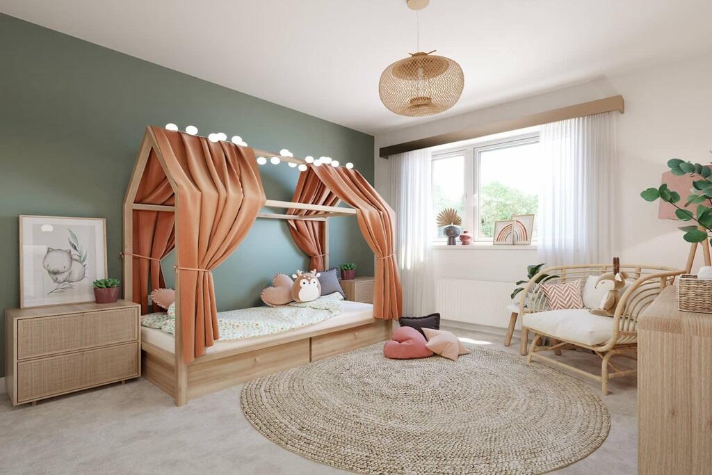 Utilise as a fourth double bedroom, or home office