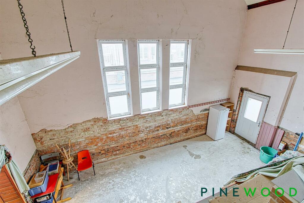 VIEW FROM MEZZANINE LIVING AREA