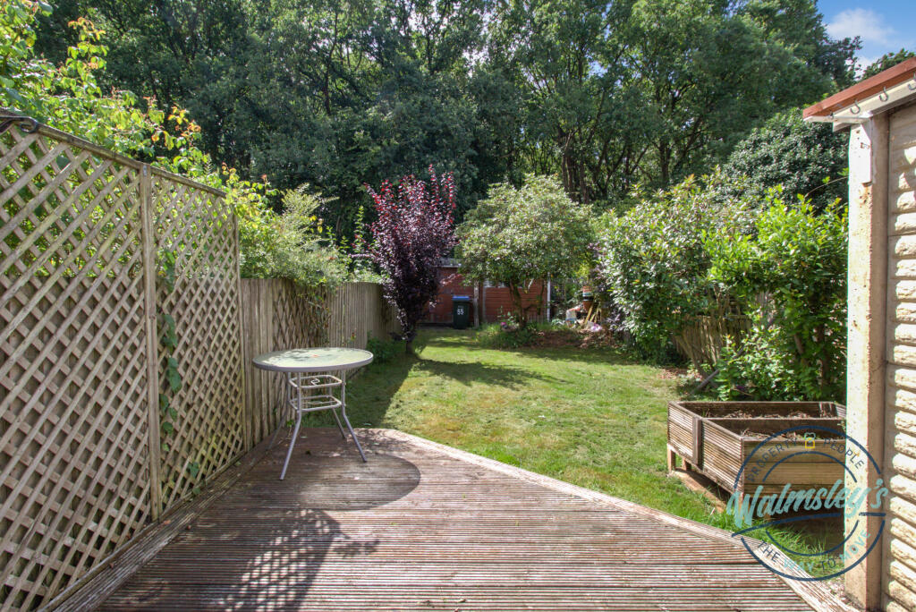 Rear backing woodland areas