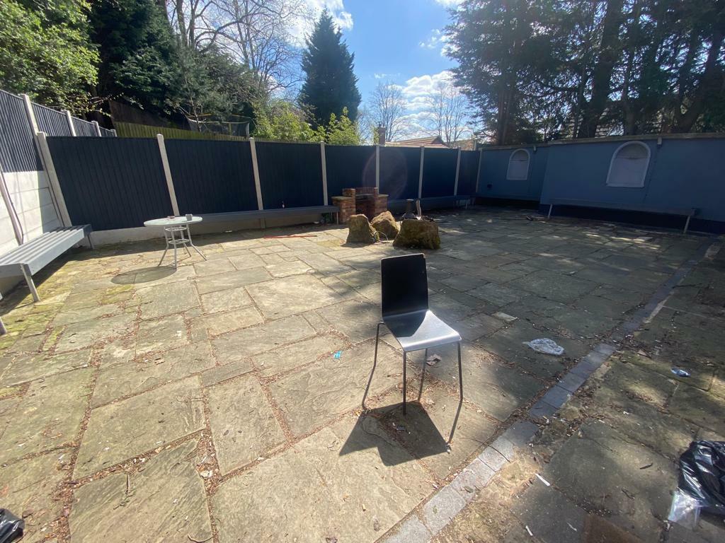 Back yard area