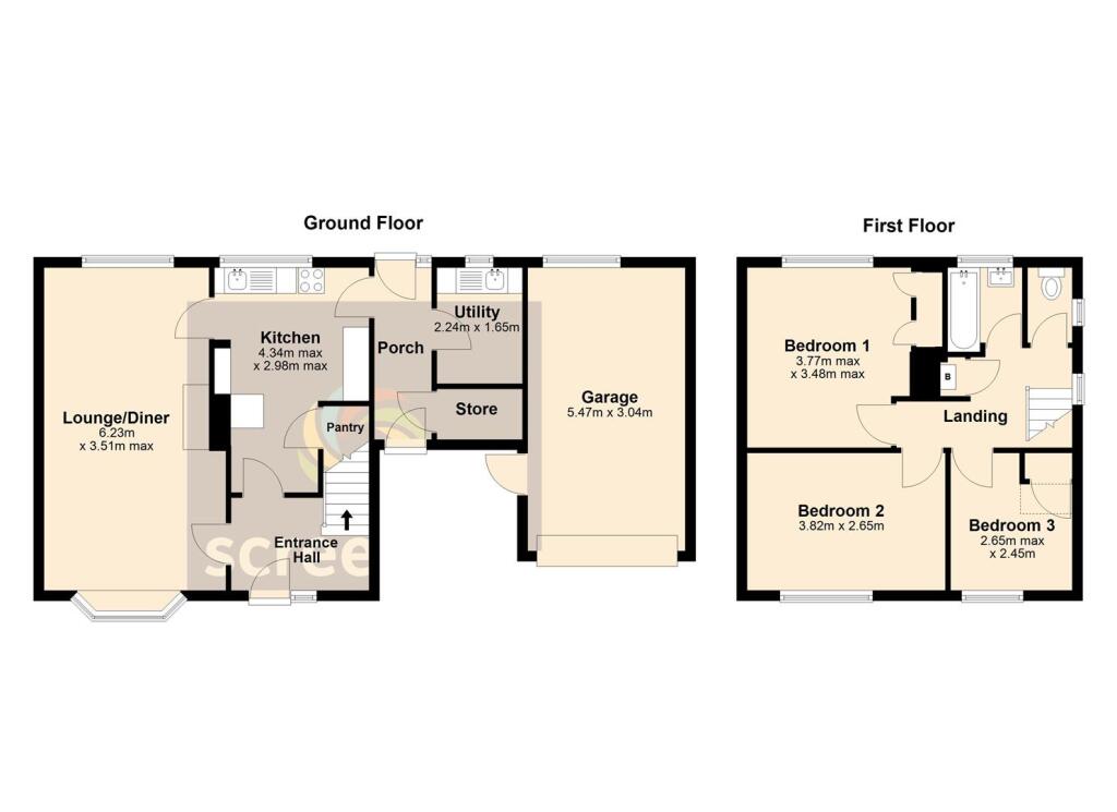 43 Wike Gate Road, Thorne - all floors (1).JPG