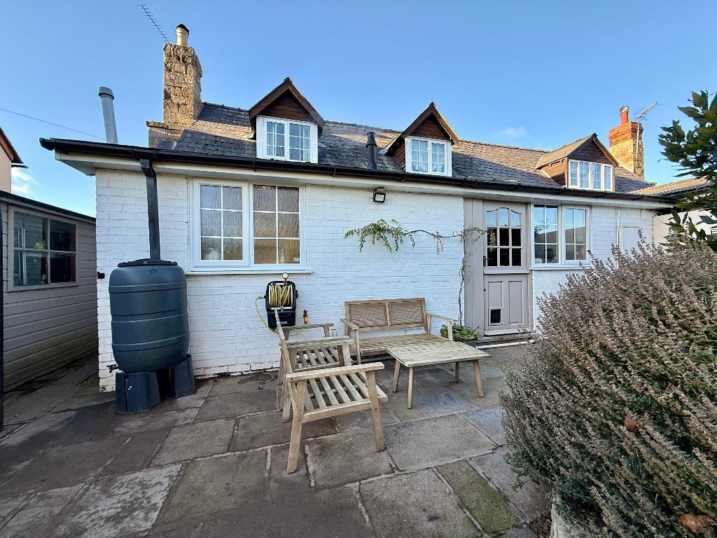 Pretty rear of the cottage from garden