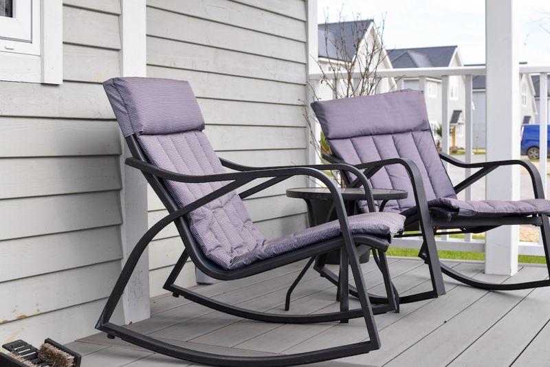 front deck and...