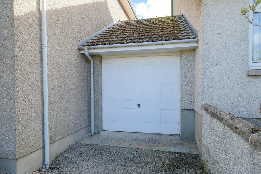 Front of garage