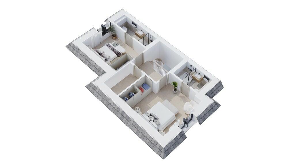 Plot 1 - SF 3D Plan