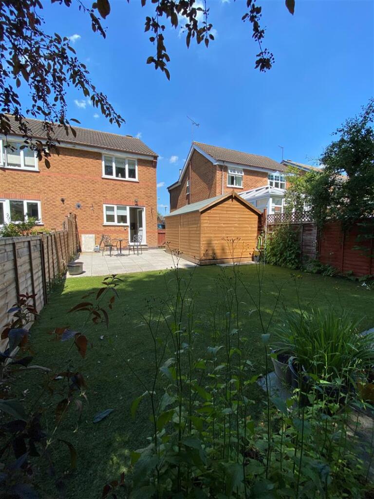 Rear of property