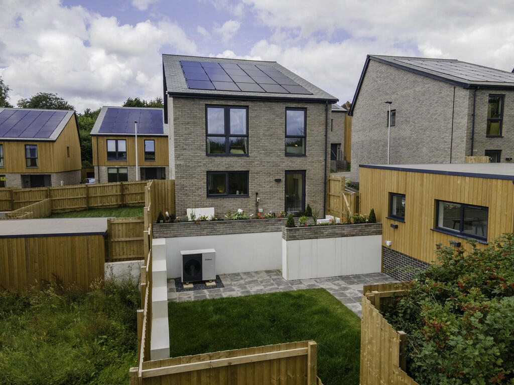 Rear of show home