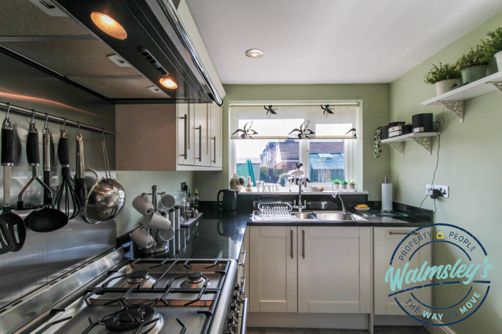 Kitchen overlooking garden