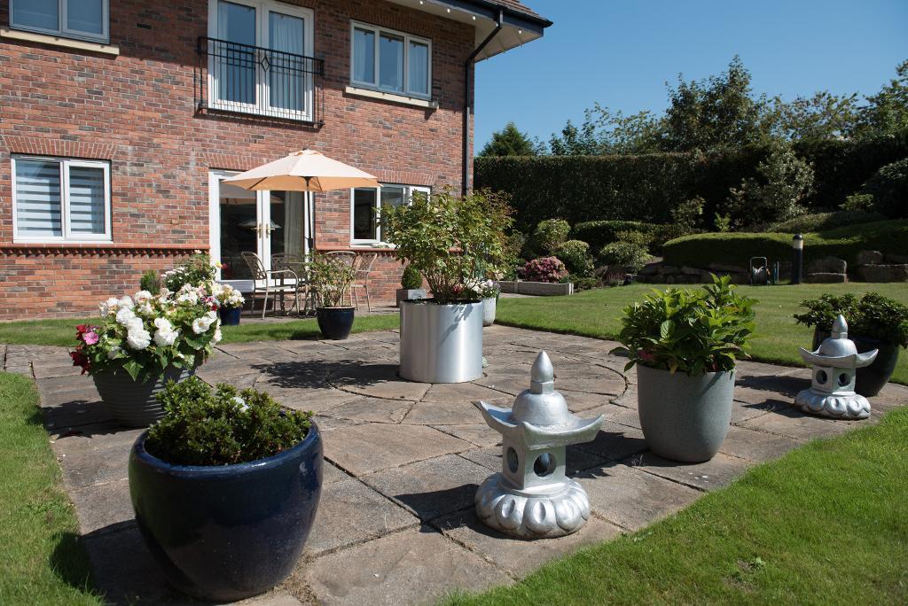 Patio seating area