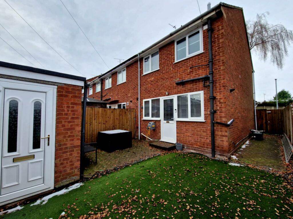 Rear of property