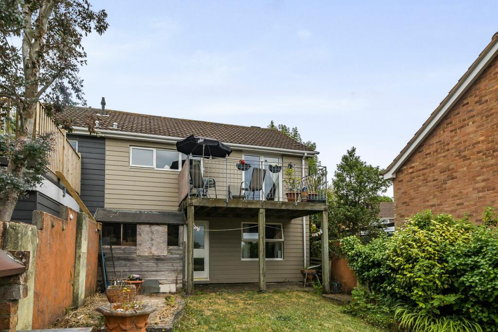 Rear of property Gardens