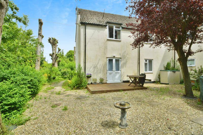 Rear view of property