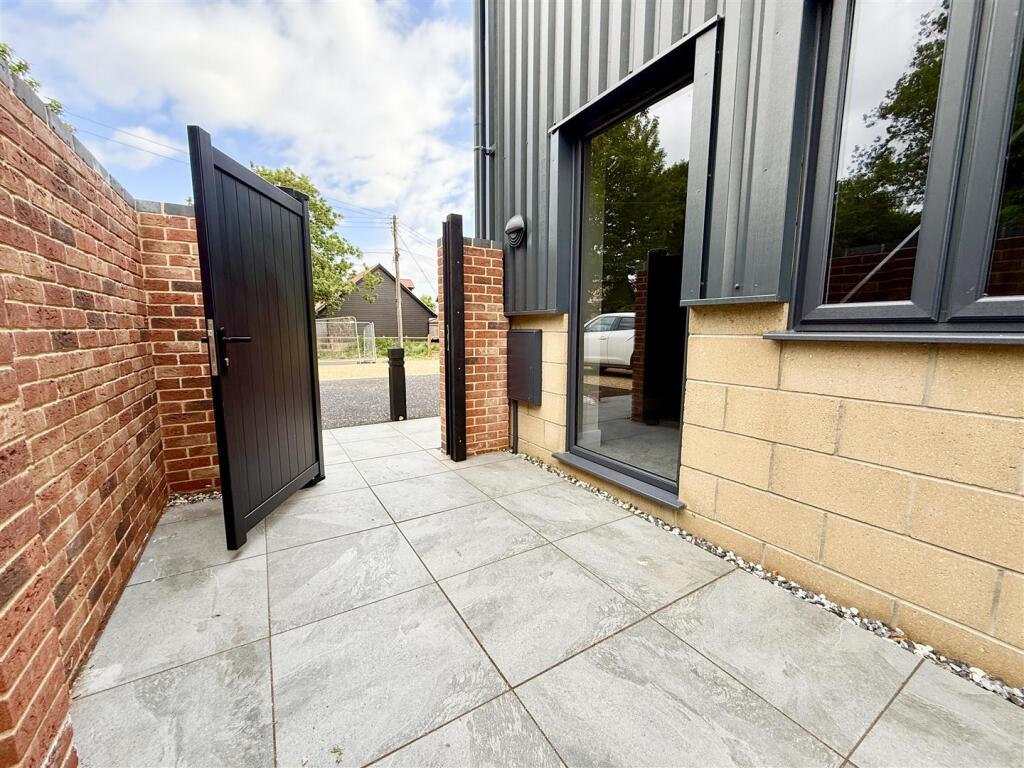 gated courtyard