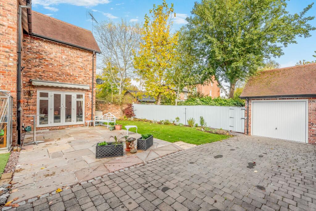 Rear garden