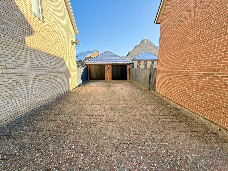 Driveway With Double Garage