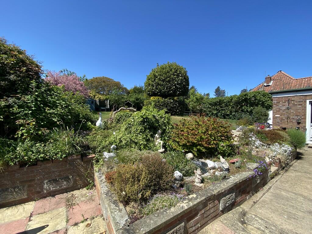 Patio and garden ...