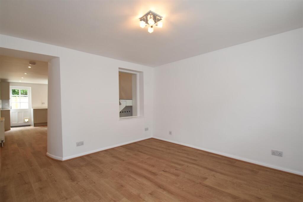 Living room facing rear