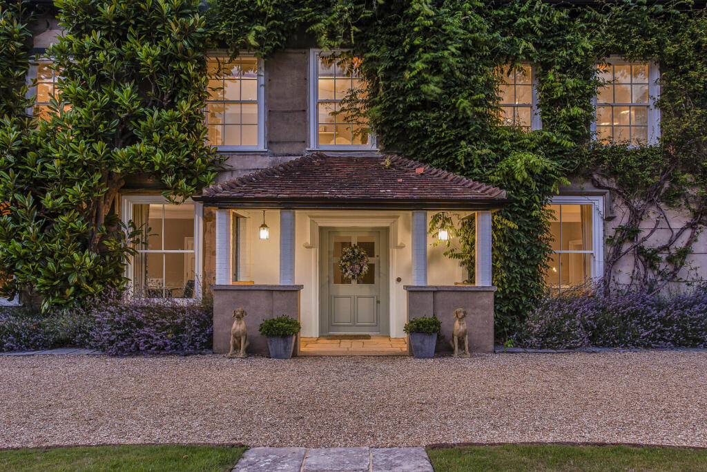Front Door Dusk
