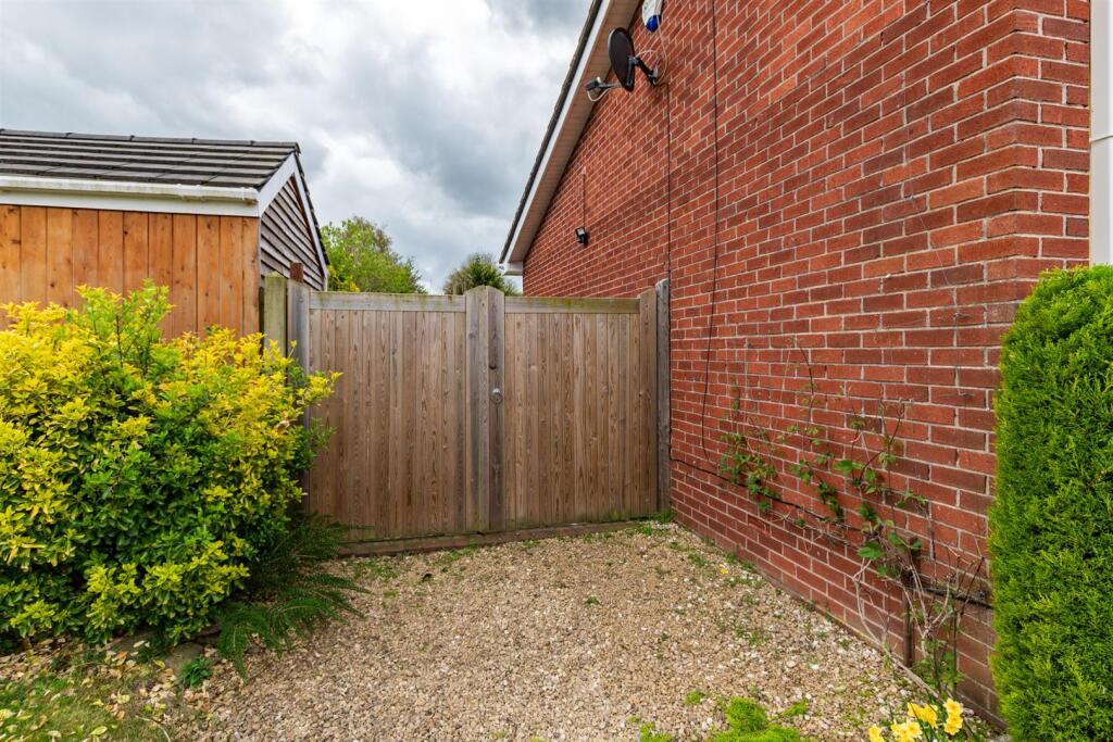 Driveway access in to plot