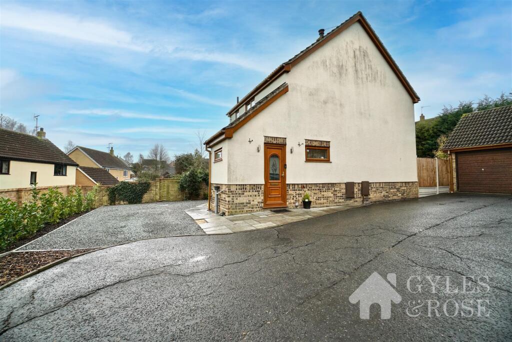 External with driveway