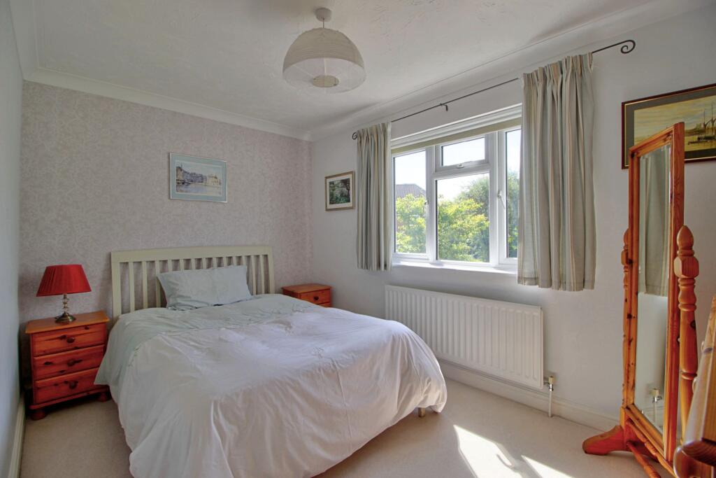 Bedroom Two overlooks garden