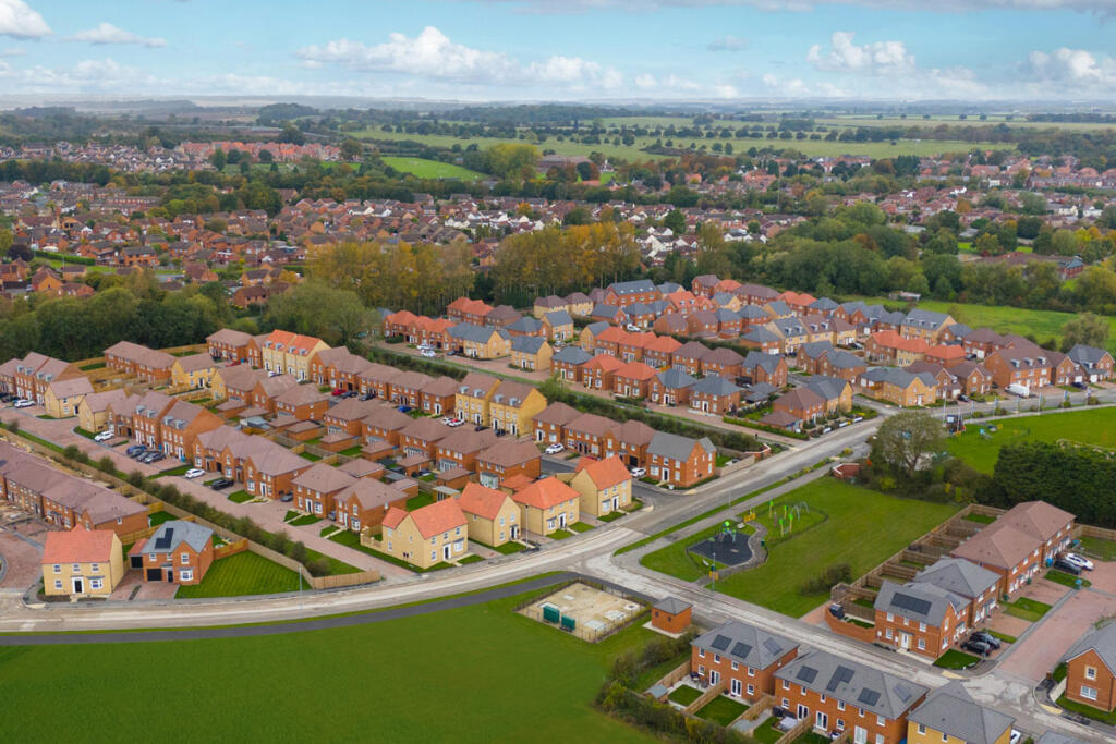 Minster View, Beverley from the air