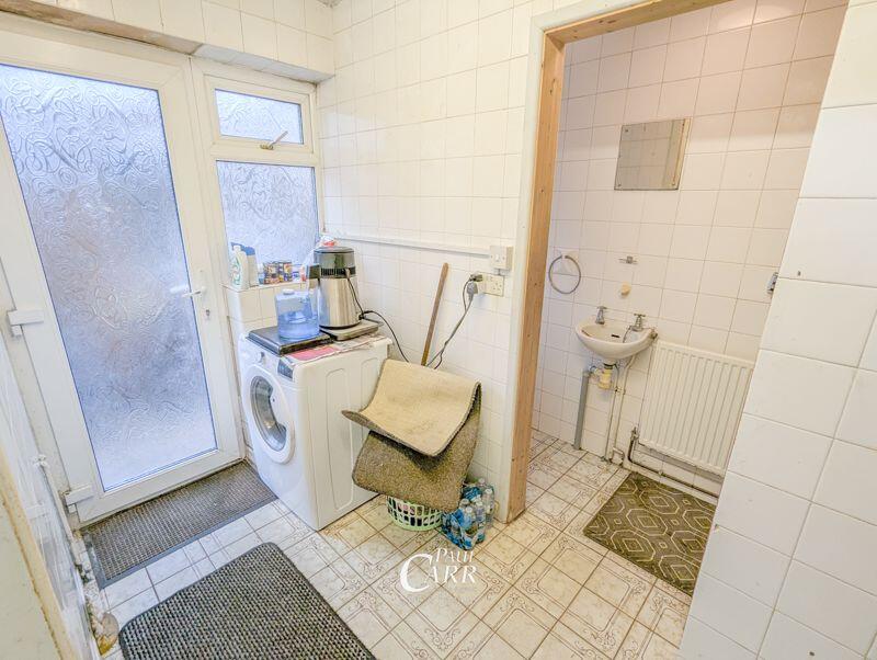 Utility into Shower Room
