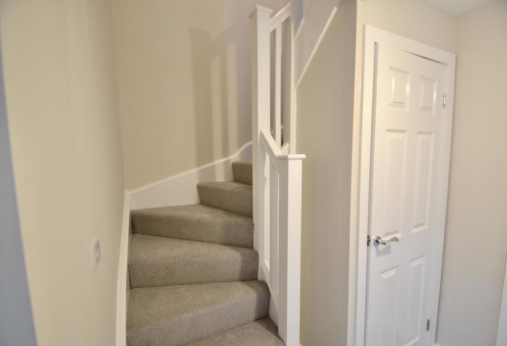Stairs to landing
