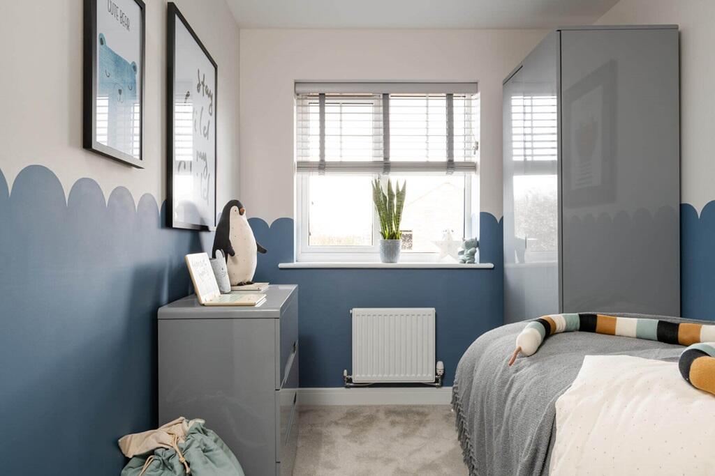 The third bedroom could also be used as a study or playroom