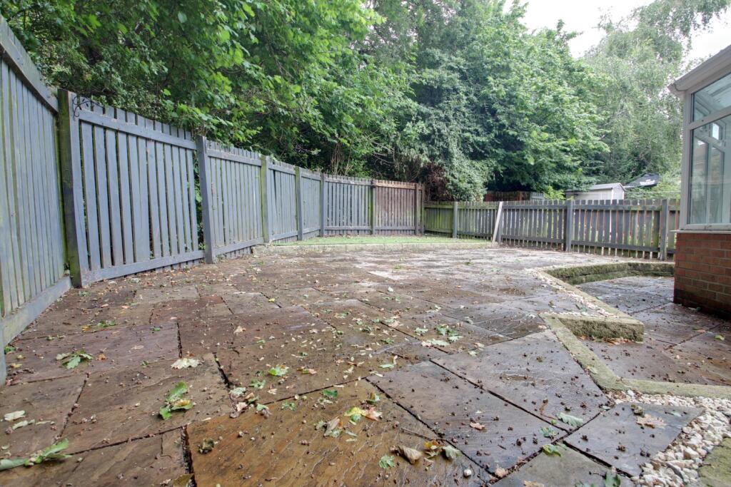 The back garden