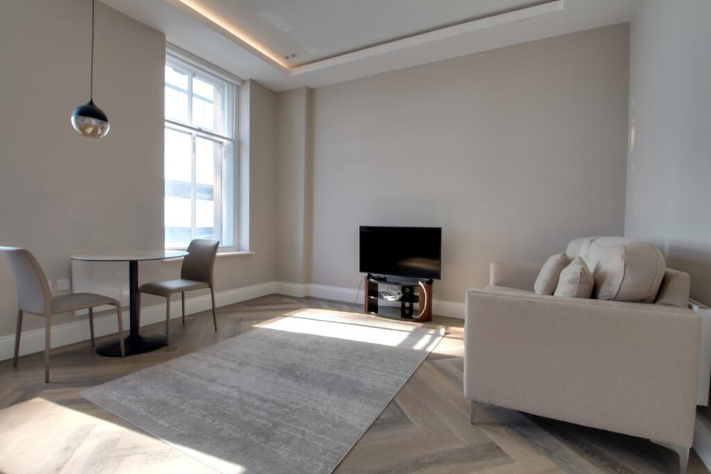 Living and dining areas