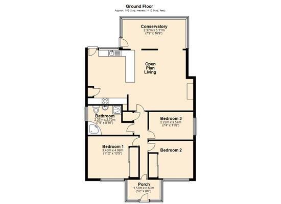 Floor plan Bungalow
