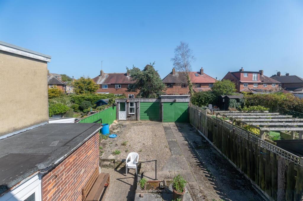 Rear Garden, Outhouse &amp; Garage
