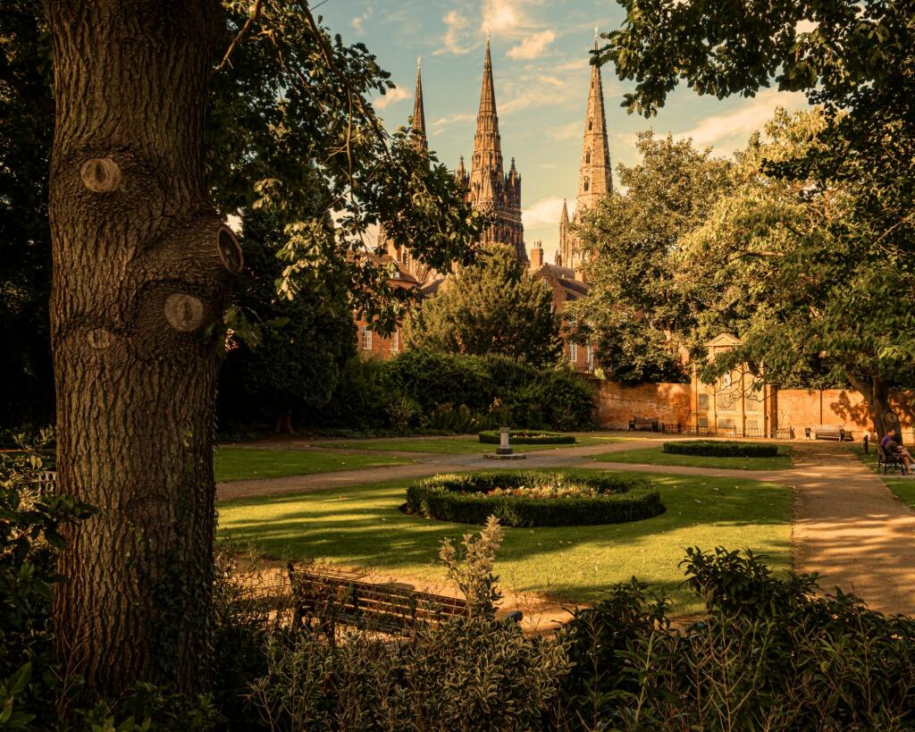 Beacon Park green open space, Lichfield