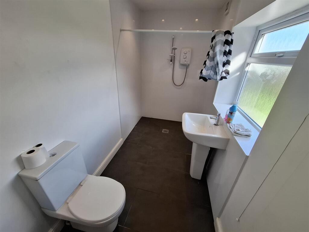 Downstairs wet room