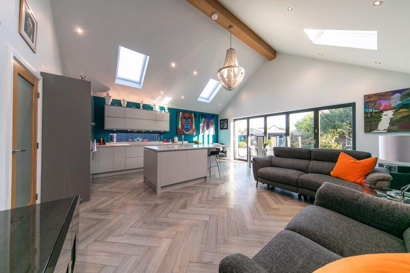 Open plan family room