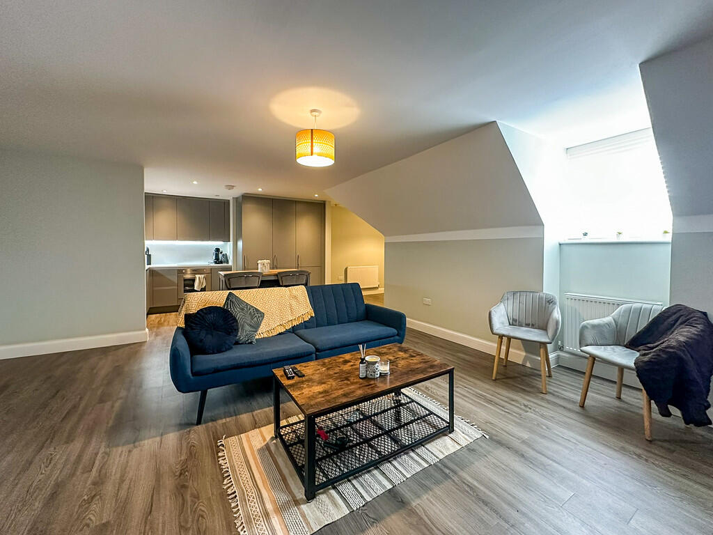 Open plan kitchen...