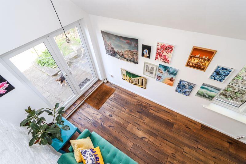 Looking Down into Snug Room/Formal Di...