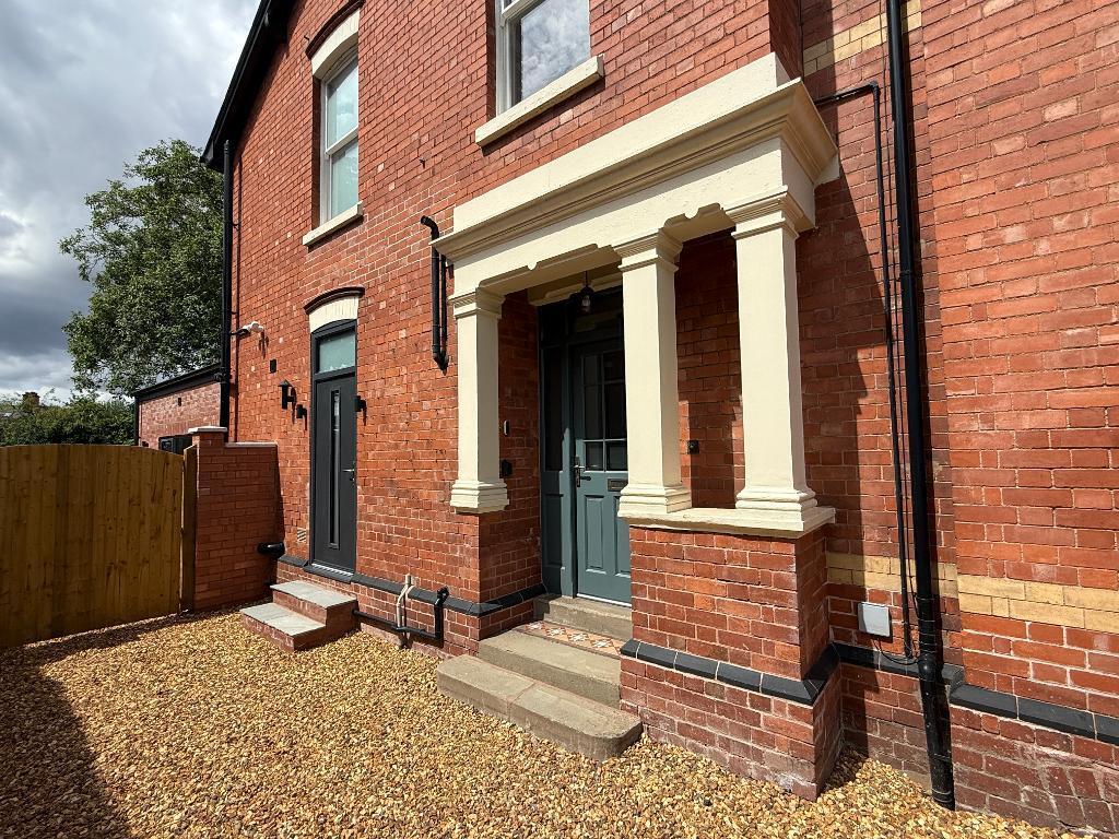 Front door and door to utility room