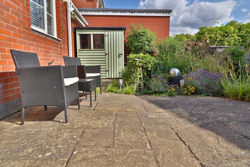 Patio area  Garden Shed