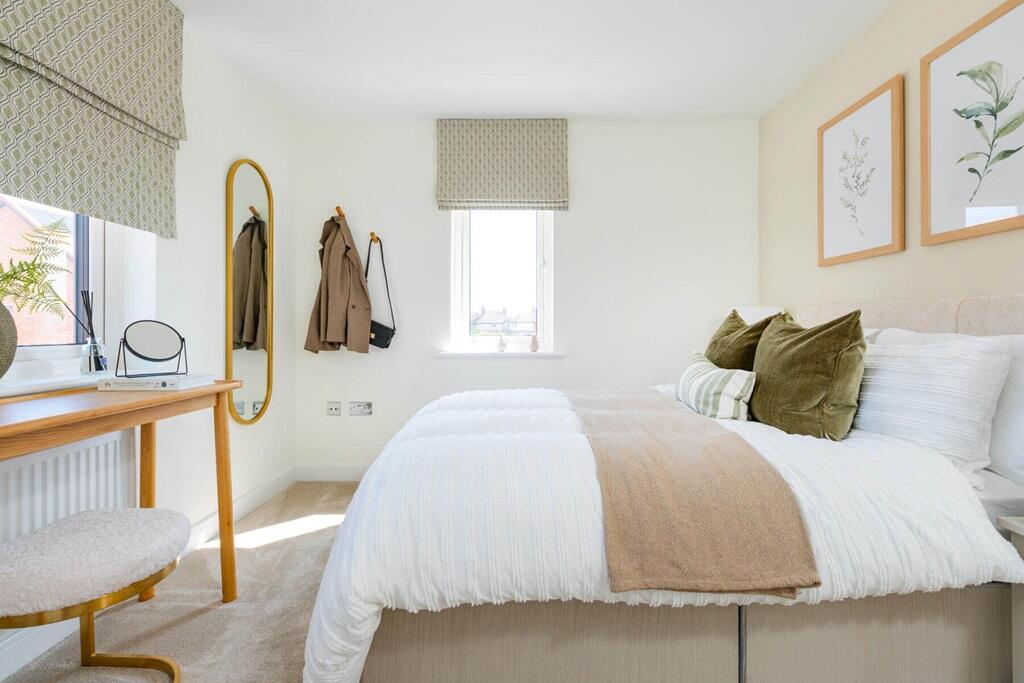 A second double bedroom is perfect for older children or guests