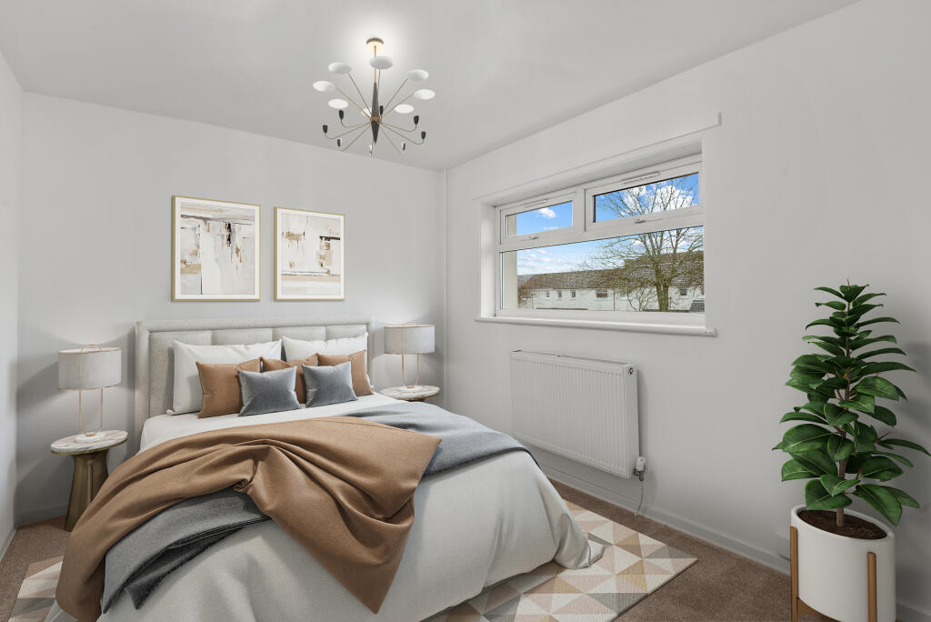 Bedroom 2 - Virtually Staged