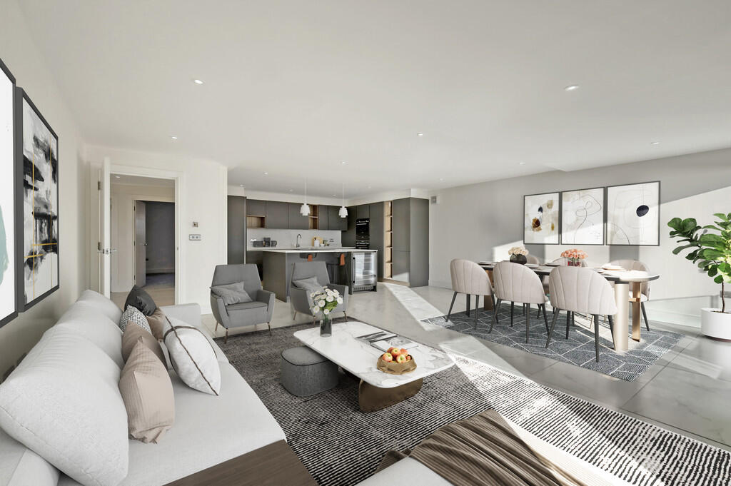 Kitchen Living Ro...