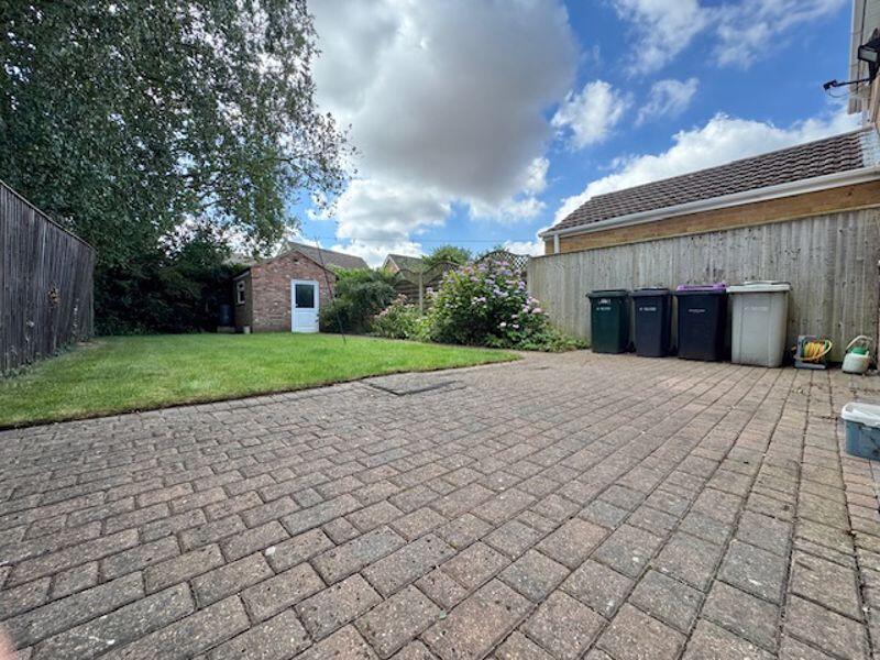 Rear garden and patio