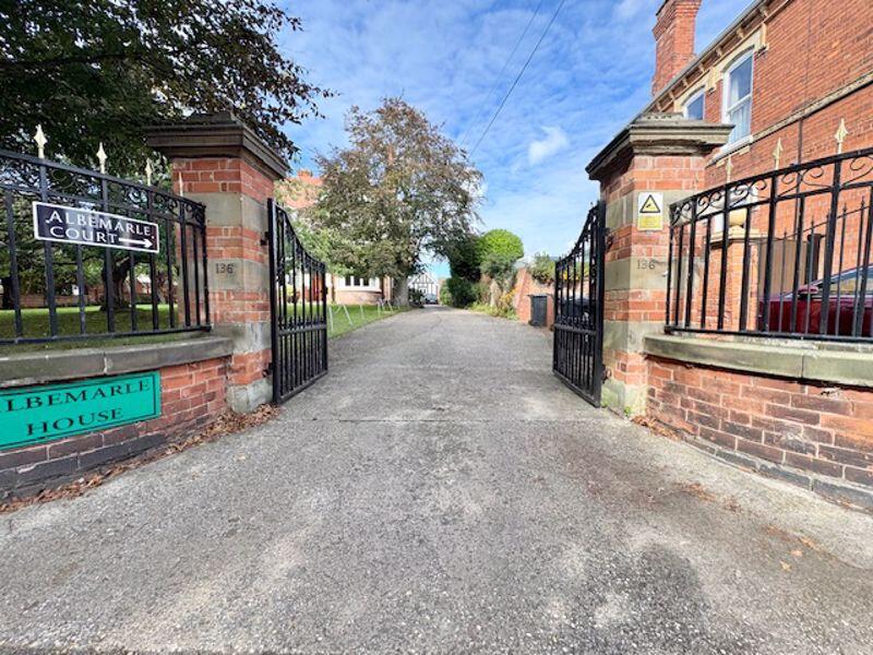Driveway entrance