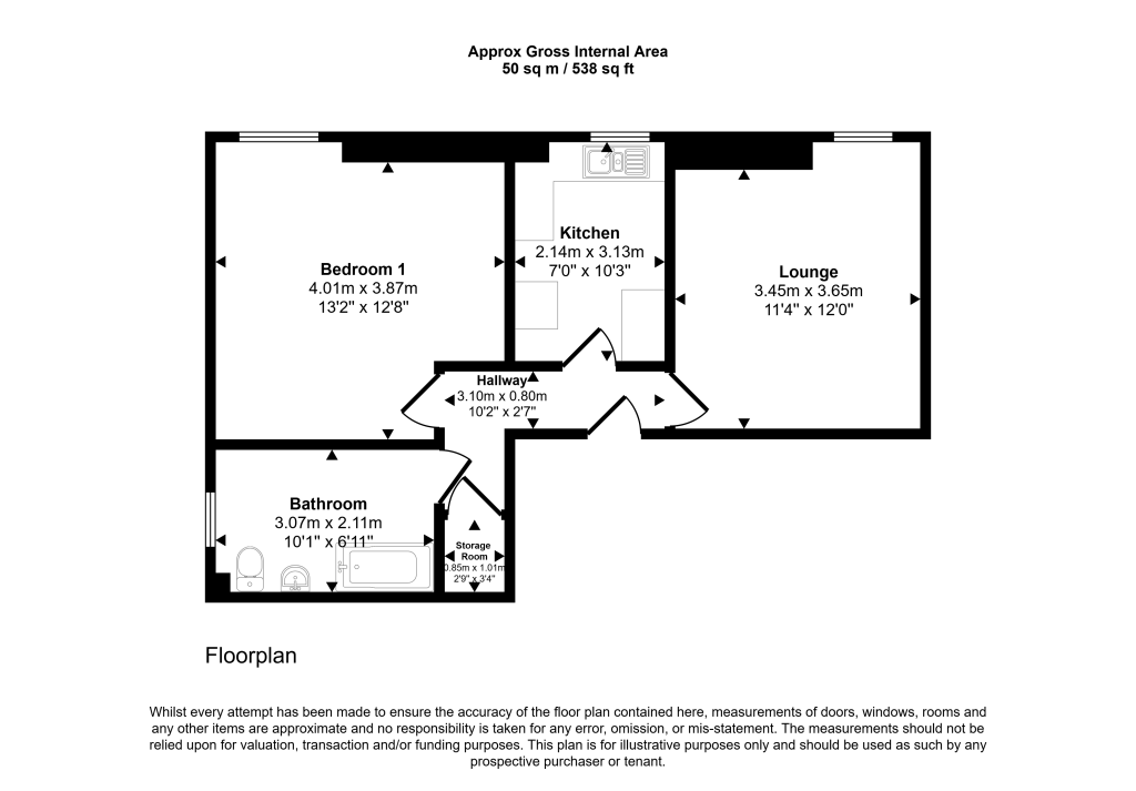 Flat C, 57 Queens Road, Tunbridge Wells, Kent TN4 9NA